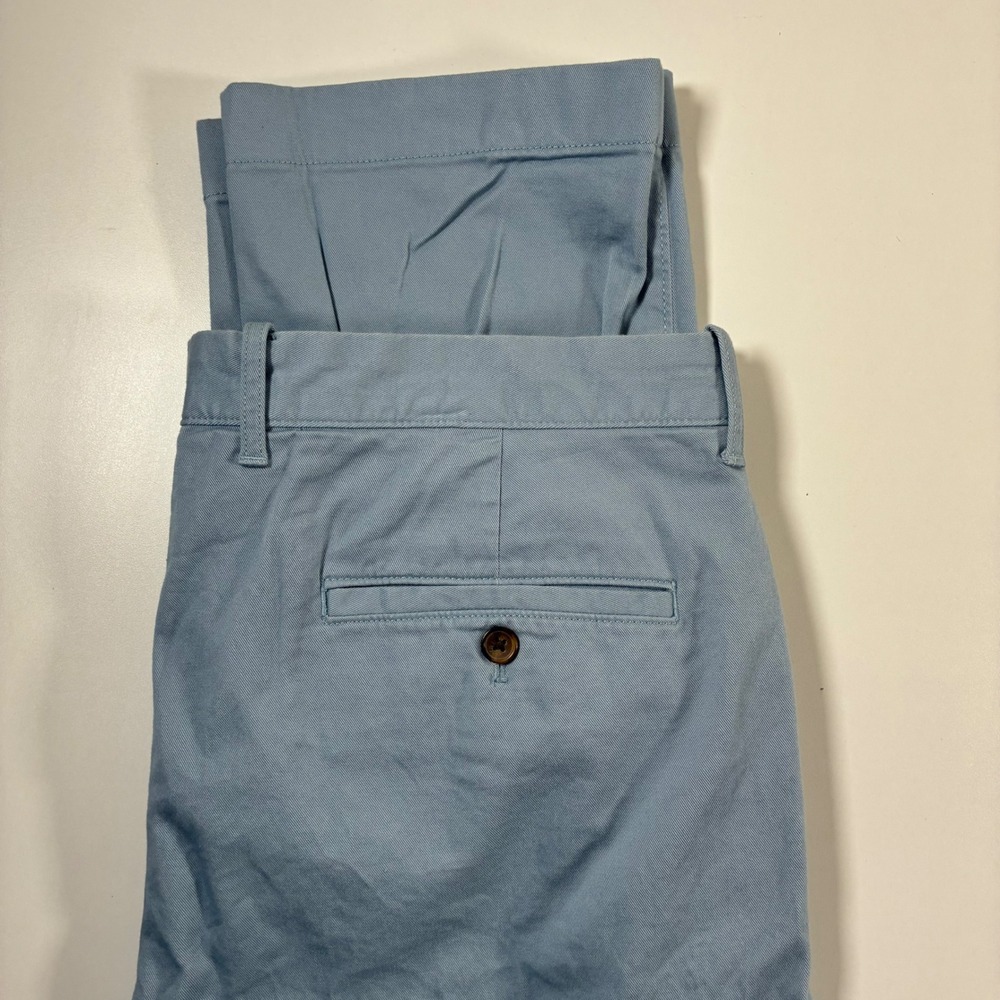 J.Crew Chino Pants 36x30 Light Blue Flex Straight Fit Casual Stretch